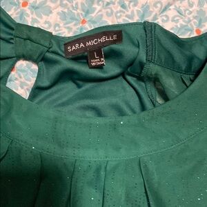 Sara Michelle Elegant Teal Kids Dress